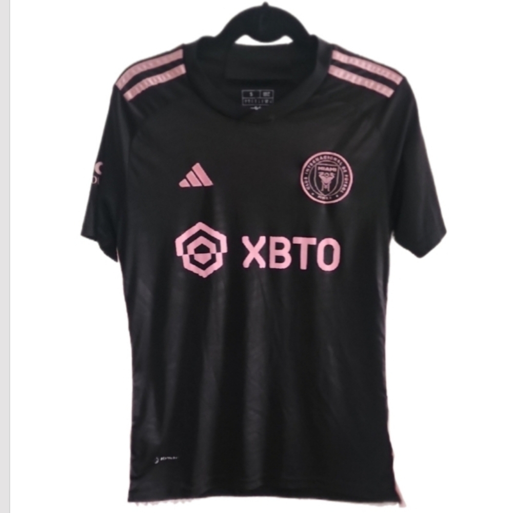 Adidas Lionel Messi #10 Inter Miami CF 22/23 Black Pink Soccer Jersey